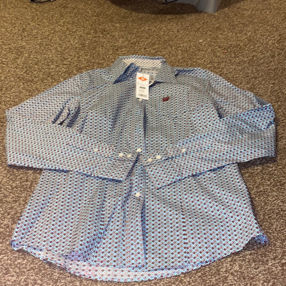 Womens Cinch Button Up